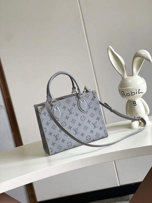 Louis Vuitton Monogram OnTheGo PM in Grey Exclusive Apparel