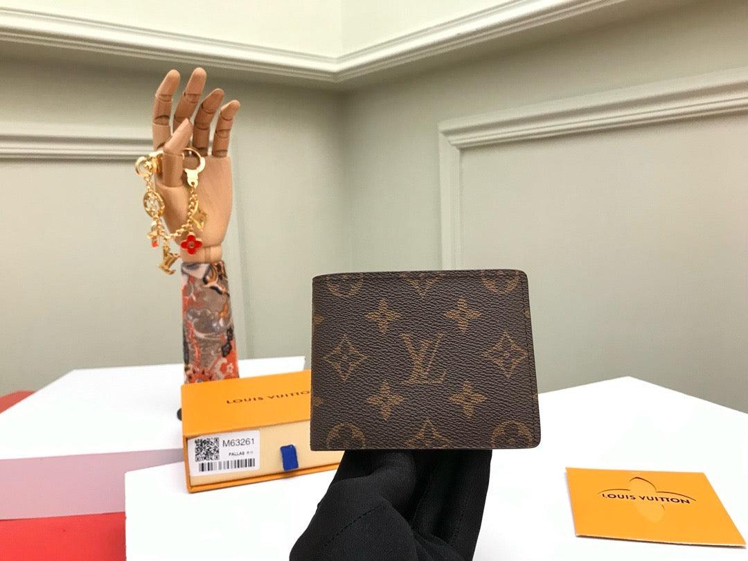 Authentic Louis Vuitton Pallas Card Holder in Monogram Canvas Exclusive Apparel