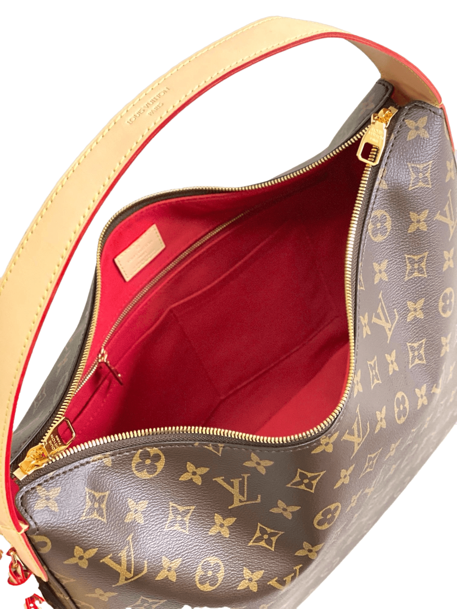 Authentic Louis Vuitton Hobo Bag in Classic Monogram Canvas Exclusive Apparel