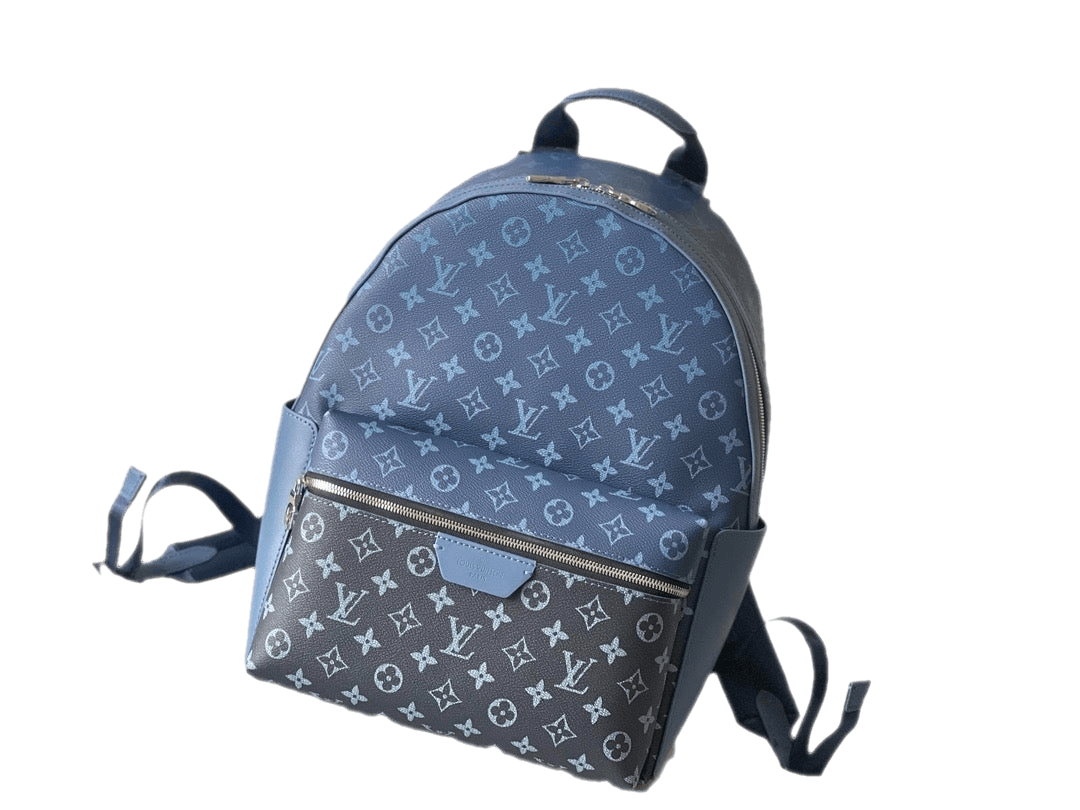 Authentic Louis Vuitton Discovery Backpack in Blue Monogram Eclipse Canvas Exclusive Apparel